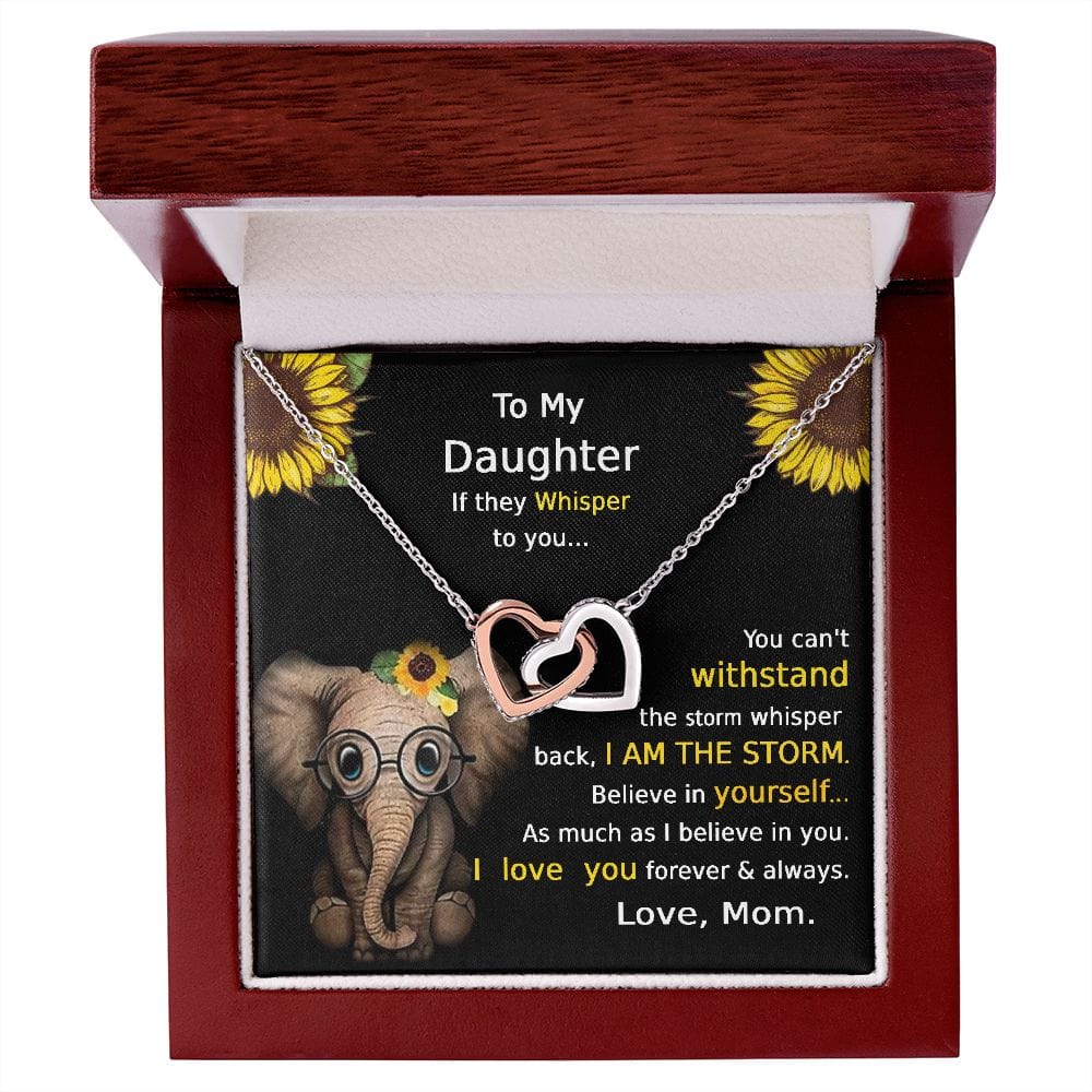 A mi hija de parte de mamá: Soy la tormenta