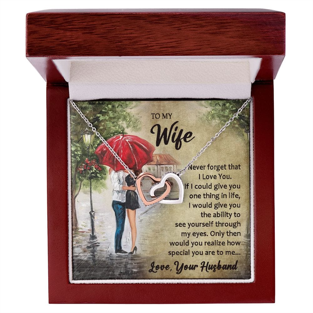 A mi esposa: mírate a través de mis ojos.