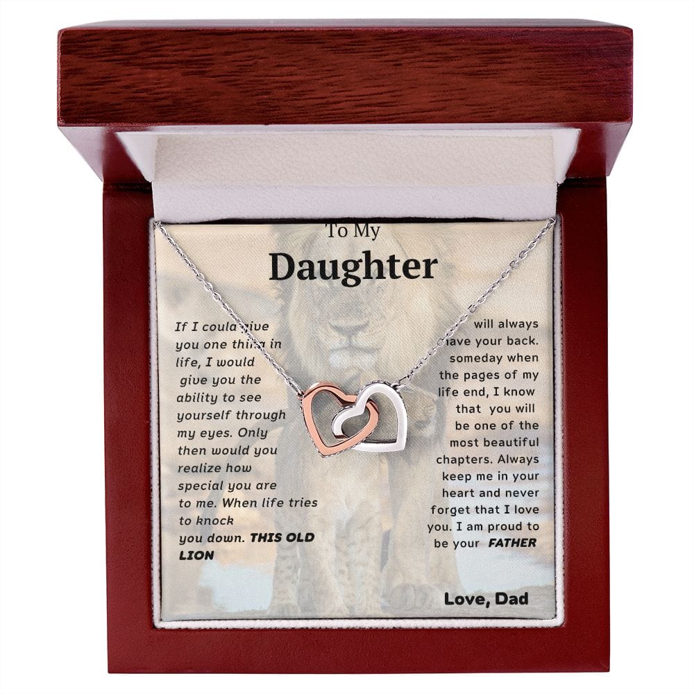 Corazones entrelazados para la hija de papá