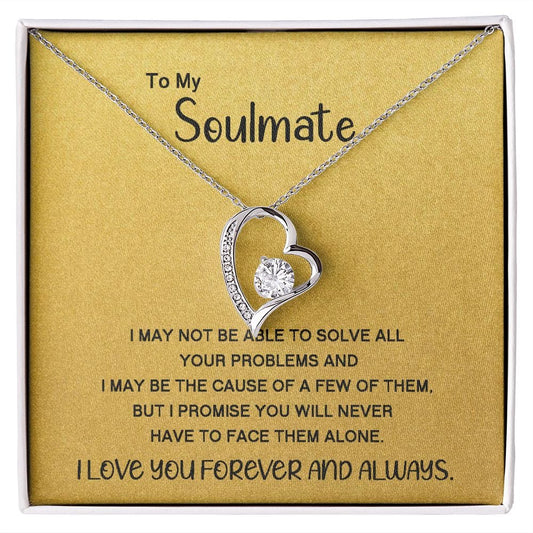 Collar de amor para siempre- A mi alma gemela