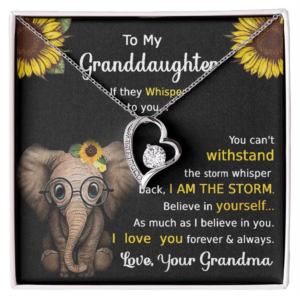 Granddaughter Forever Love Necklace