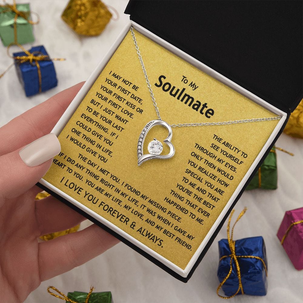 Collar de amor para siempre a mi alma gemela