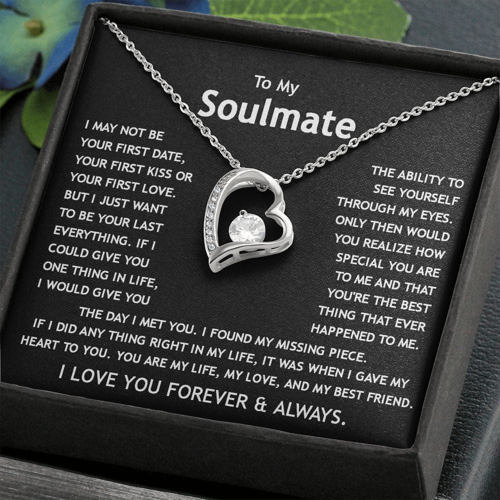 Collar de amor para siempre a mi alma gemela