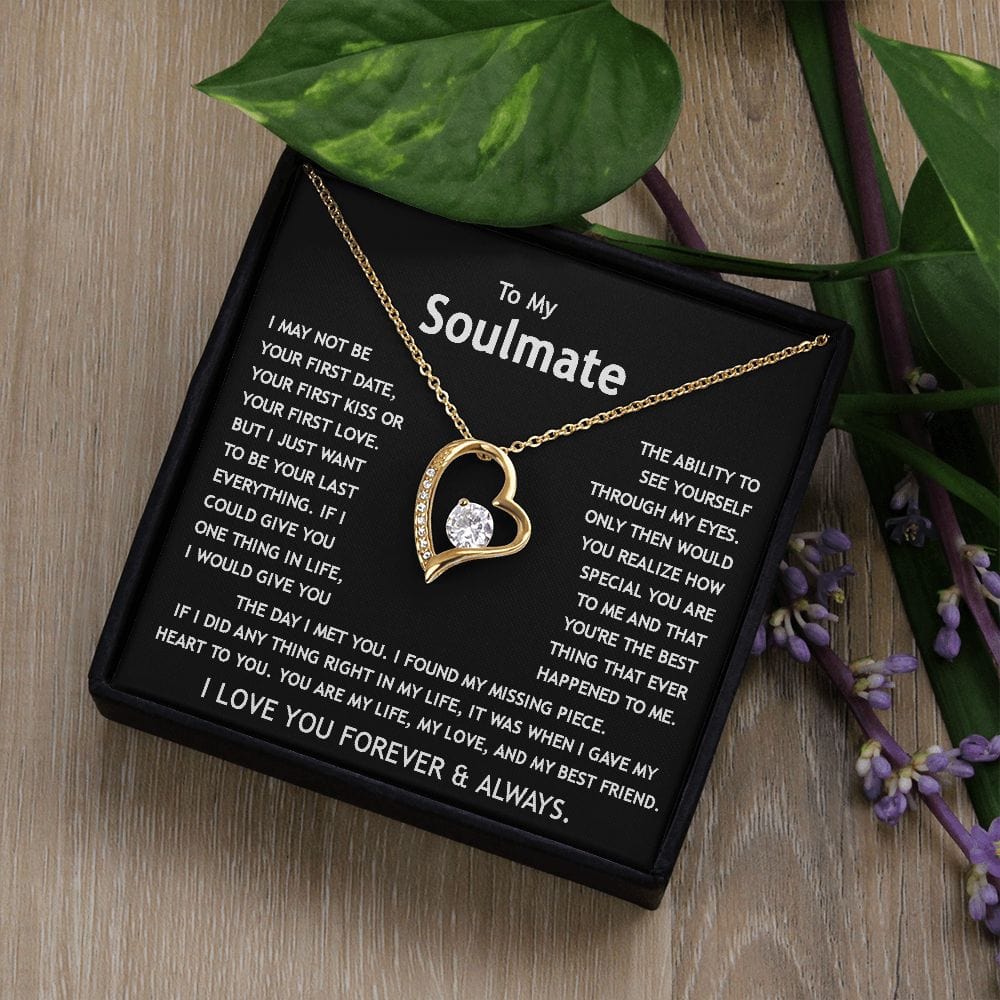 Collar de amor para siempre a mi alma gemela