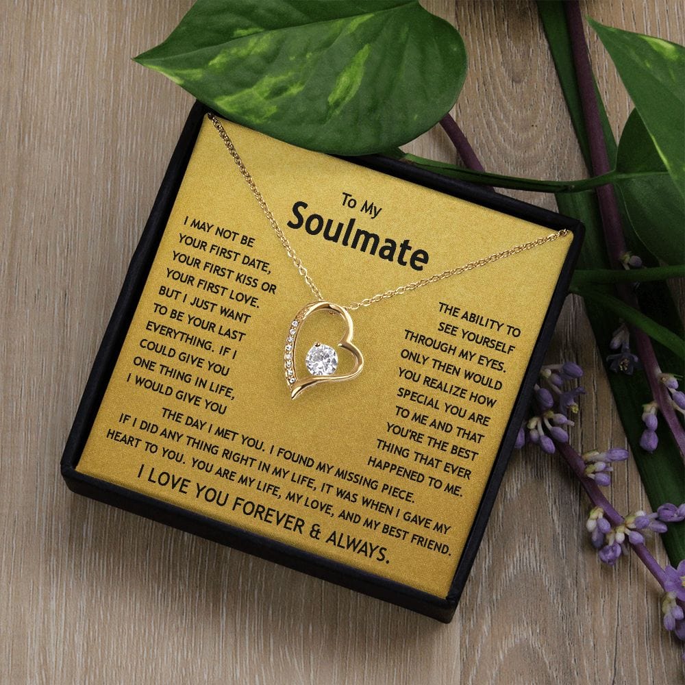 Collar de amor para siempre a mi alma gemela