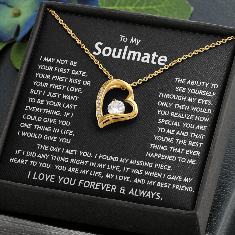 Collar de amor para siempre a mi alma gemela