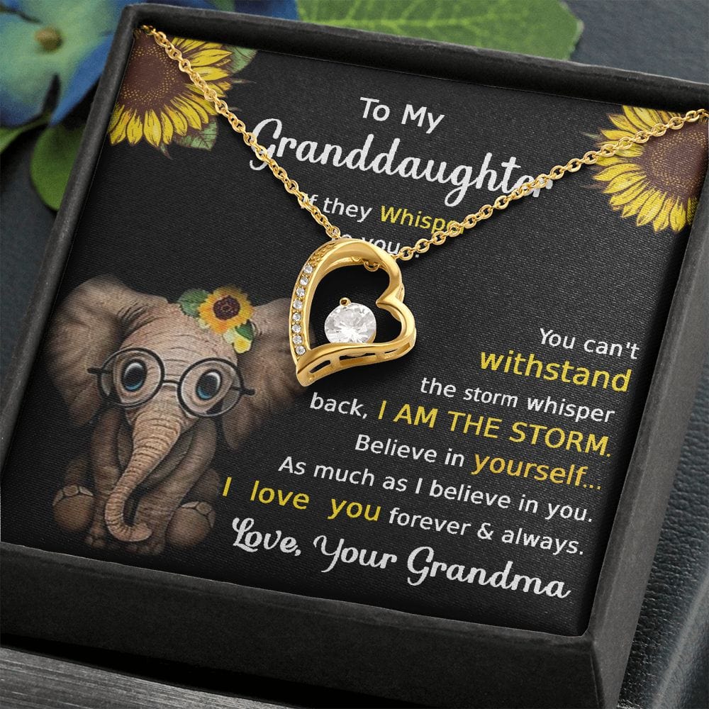 Granddaughter Forever Love Necklace