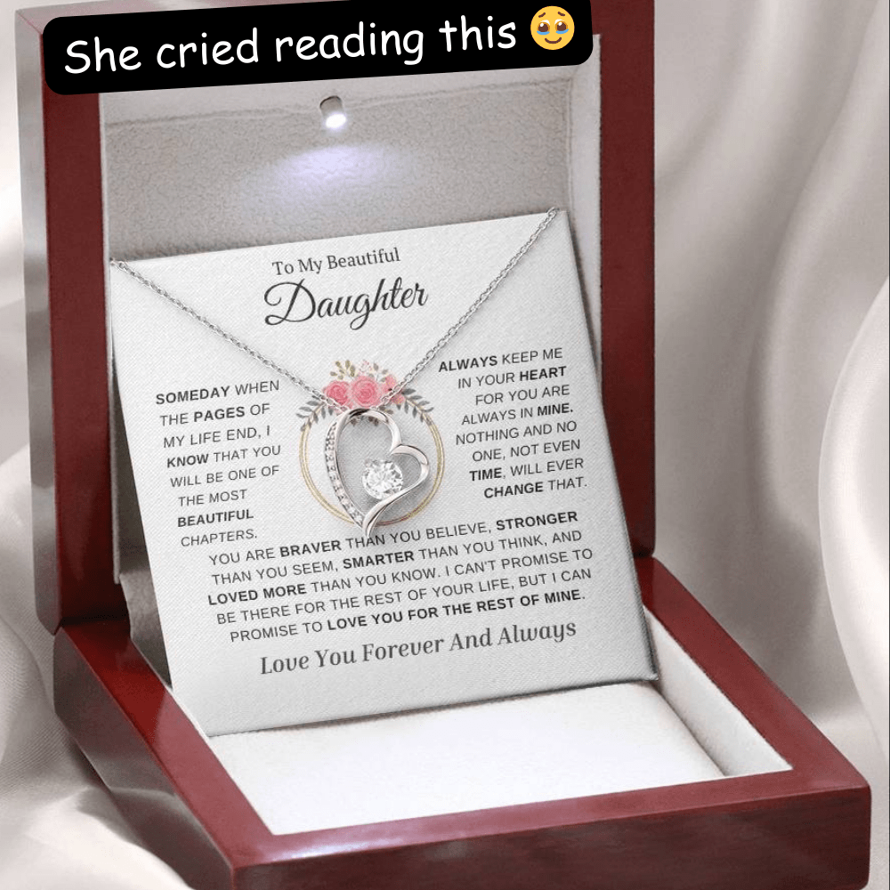 (CASI AGOTADO) Collar para hija más valiente de lo que crees