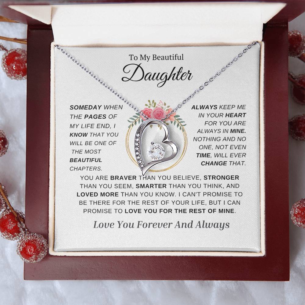 (CASI AGOTADO) Collar para hija más valiente de lo que crees