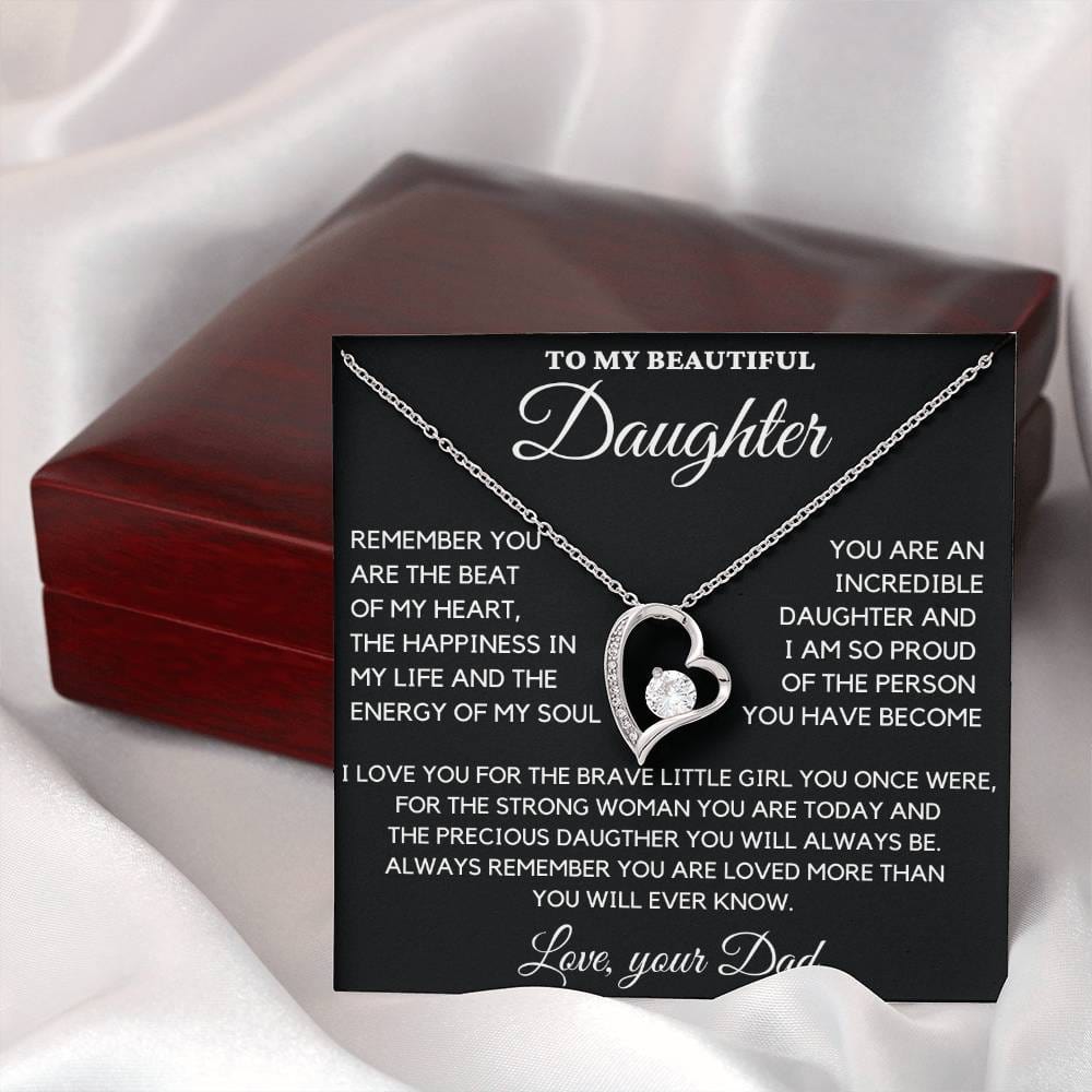 To My Daughter-Always remember you are loved more than you will ever know.