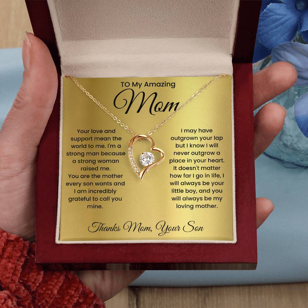 Thanks Mom -Forever Love Necklace From Son