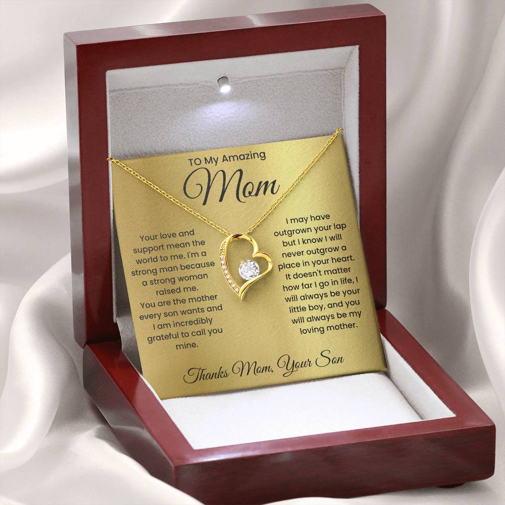 Thanks Mom -Forever Love Necklace From Son