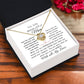 MOM, You are My World-Love Knot Necklace