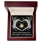 Collar Halloween-Te tolero Collar con nudo de amor