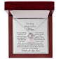 MOM, You are My World-Love Knot Necklace