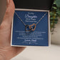 Interlocking Hearts Necklace For Daughter- Reach For The Sky
