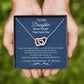 Interlocking Hearts Necklace For Daughter- Reach For The Sky