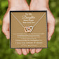 Interlocking Hearts Necklace For Daughter- Reach For The Sky