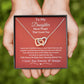 Interlocking Hearts Necklace For Daughter- Reach For The Sky