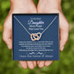 Interlocking Hearts Necklace For Daughter- Reach For The Sky