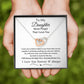 Interlocking Hearts Necklace For Daughter- Reach For The Sky