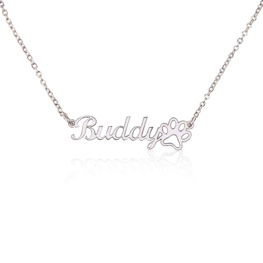 Collar con nombre de pata: para las mamás orgullosas del perro😊 