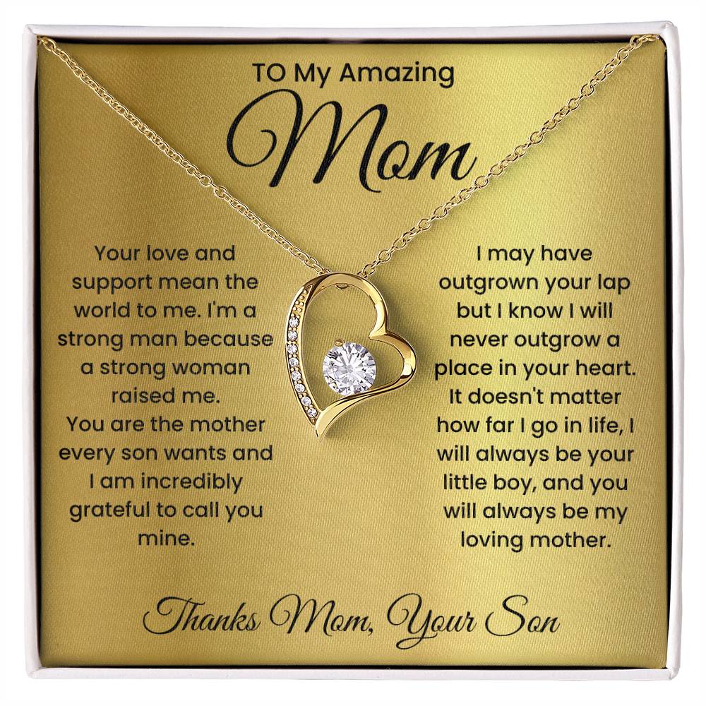 Thanks Mom -Forever Love Necklace From Son