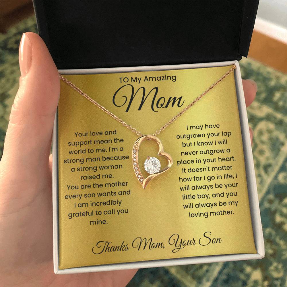 Thanks Mom -Forever Love Necklace From Son