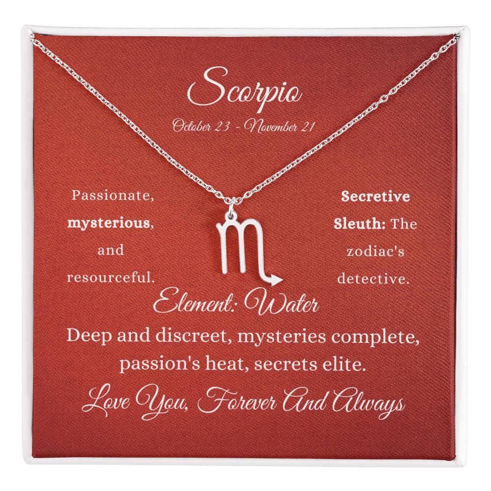 Collar del Zodíaco Escorpio 