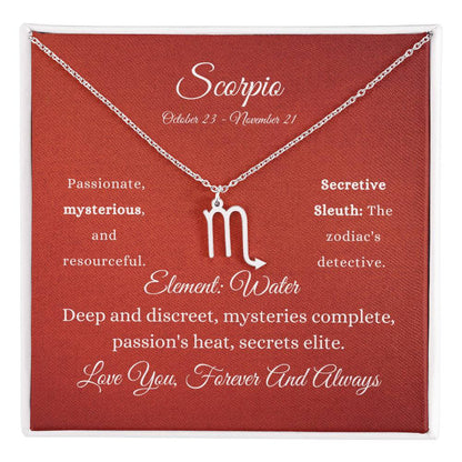 Collar del Zodíaco Escorpio 