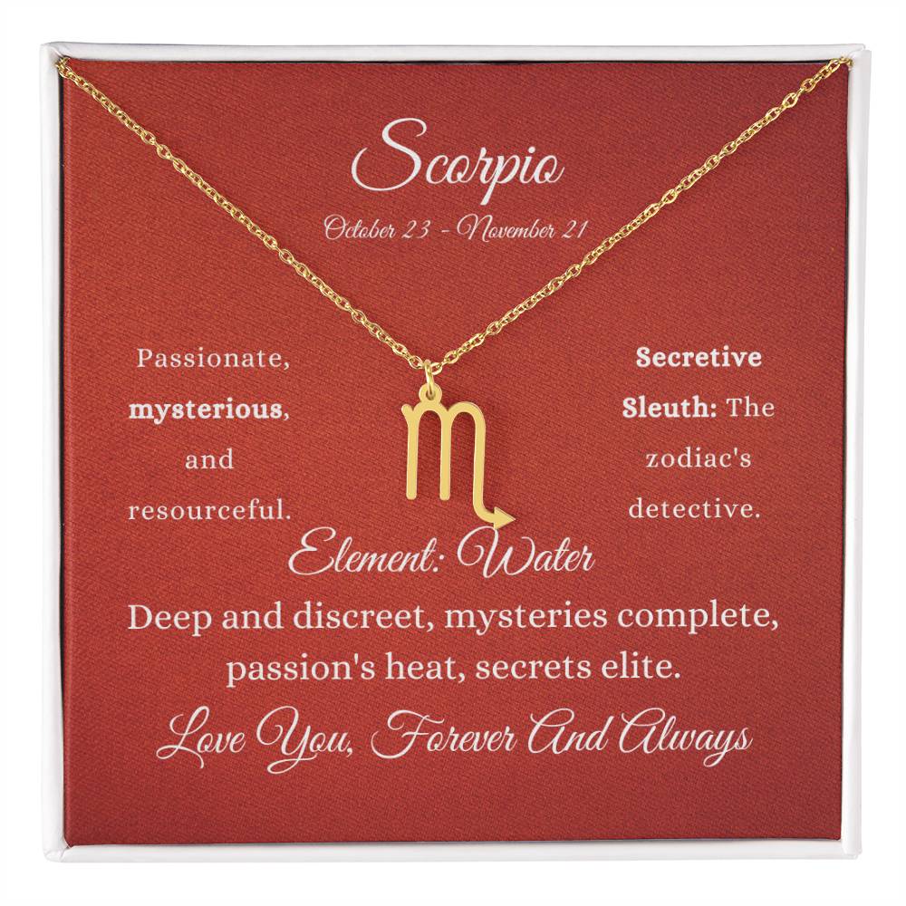 Collar del Zodíaco Escorpio 