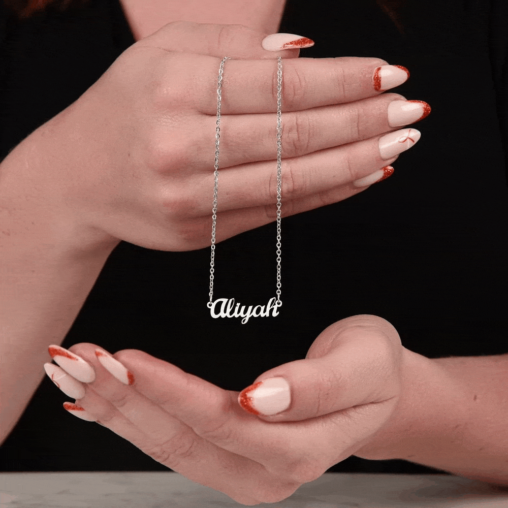 Collar con nombre personalizado, fabricado y enviado desde EE. UU. 