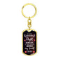 Dog Tag Keychain-If IDid Anything Right-