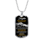 To My Daughter-Wherever Your Journey May Take You-Dog Tag Necklace