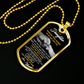 To My Daughter-Wherever Your Journey May Take You-Dog Tag Necklace