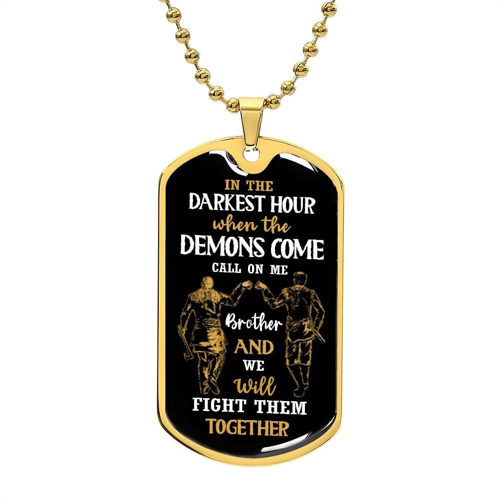 Placa de identificación militar La hora más oscura