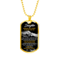 To My Daughter-Wherever Your Journey May Take You-Dog Tag Necklace