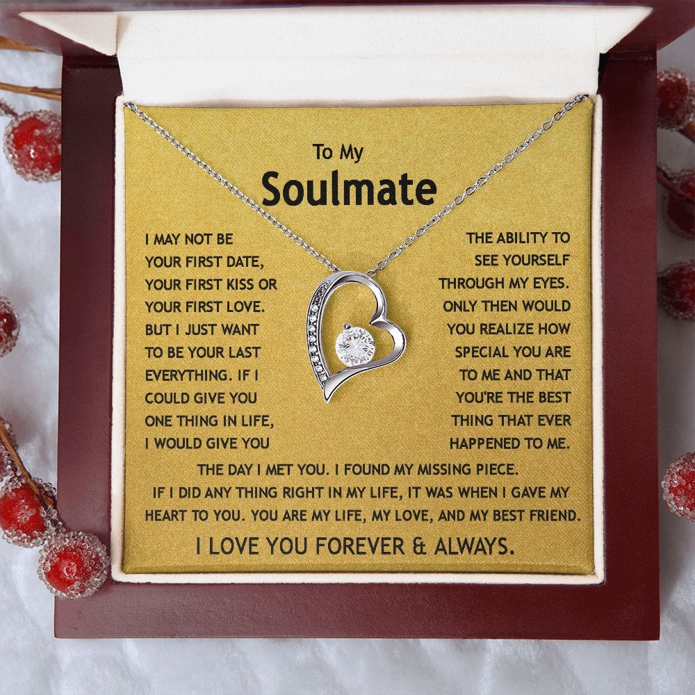 Collar de amor para siempre a mi alma gemela