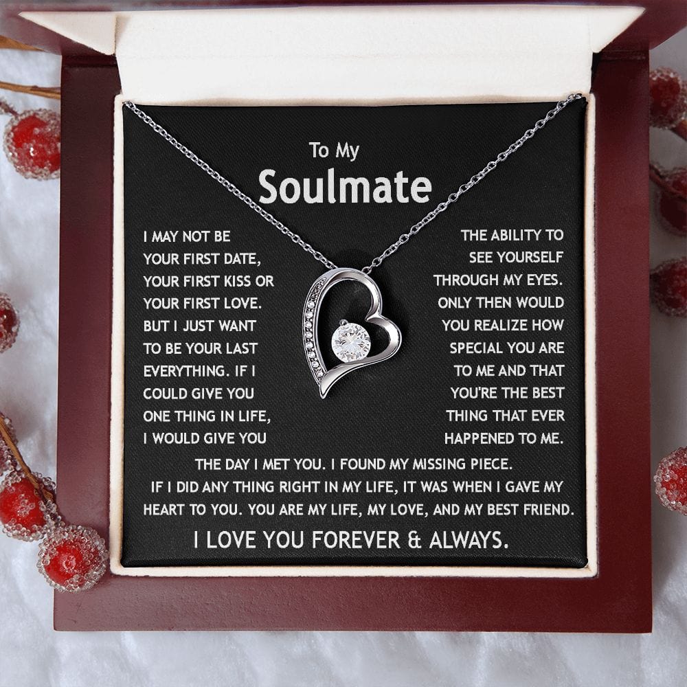 Collar de amor para siempre a mi alma gemela