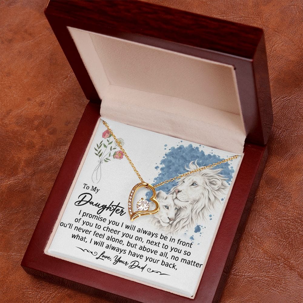 Collar de amor para siempre a mi hija, lo prometo 