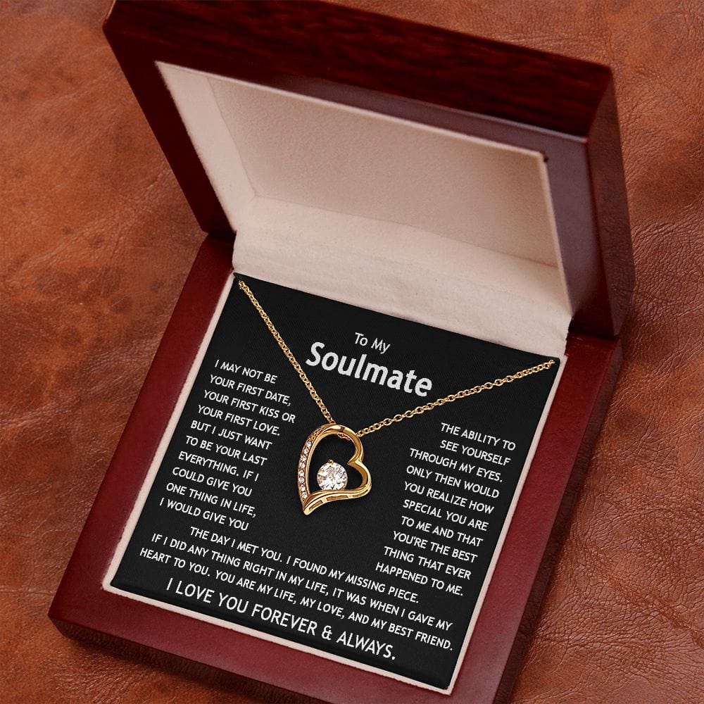 Collar de amor para siempre a mi alma gemela