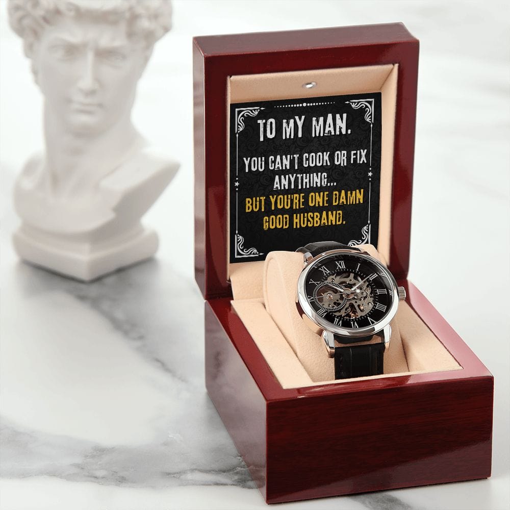 Para mi hombre: no puedes cocinar reloj calado