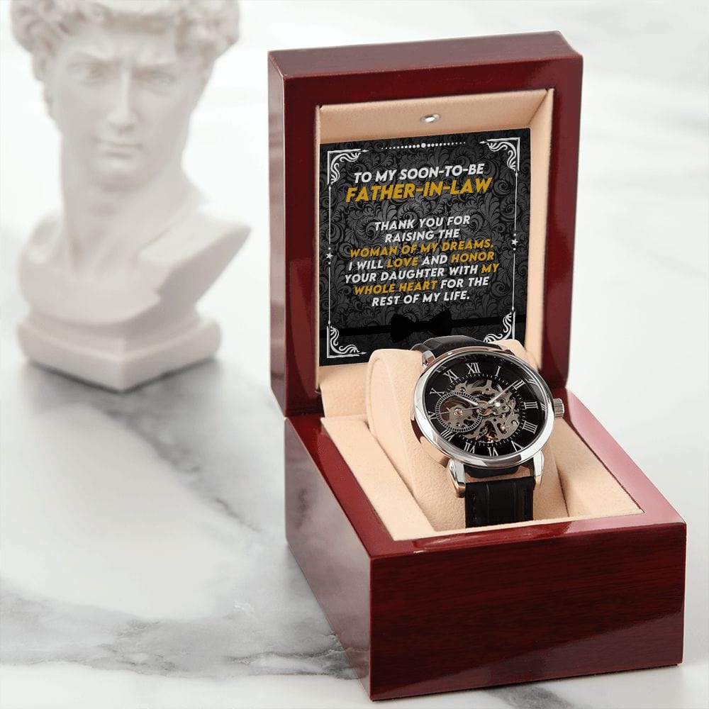 Reloj calado que pronto será suegro