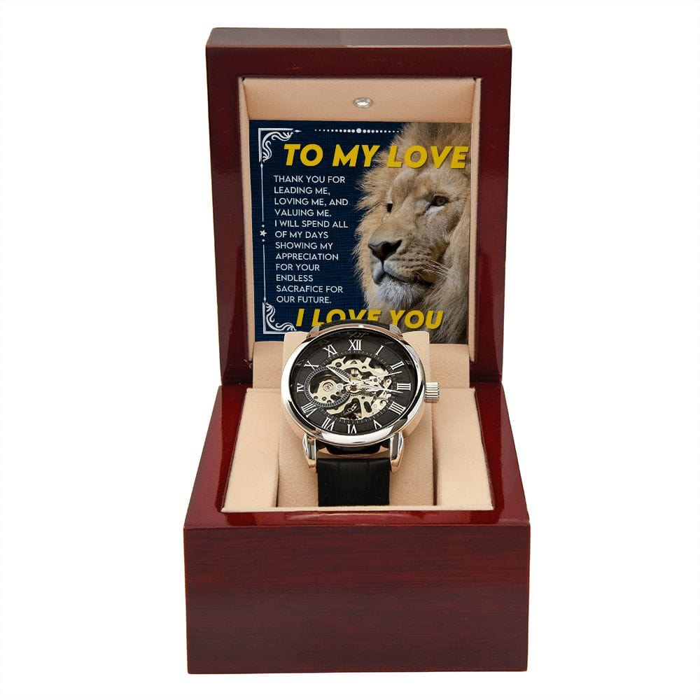A mi amor- Reloj calado