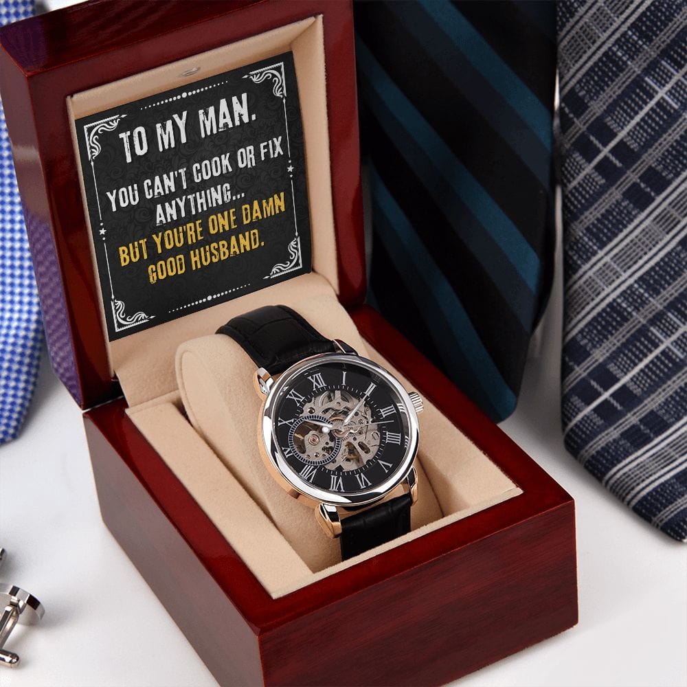 Para mi hombre: no puedes cocinar reloj calado