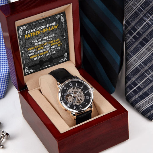 Reloj calado que pronto será suegro