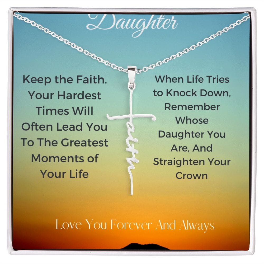 FAITH CROSS FOR DAUGHTER