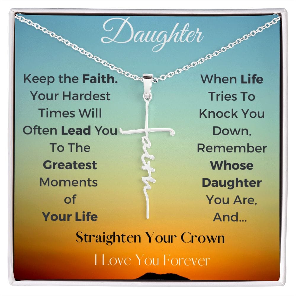 FAITH CROSS FOR DAUGHTER