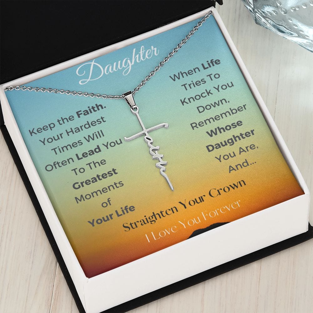 FAITH CROSS FOR DAUGHTER