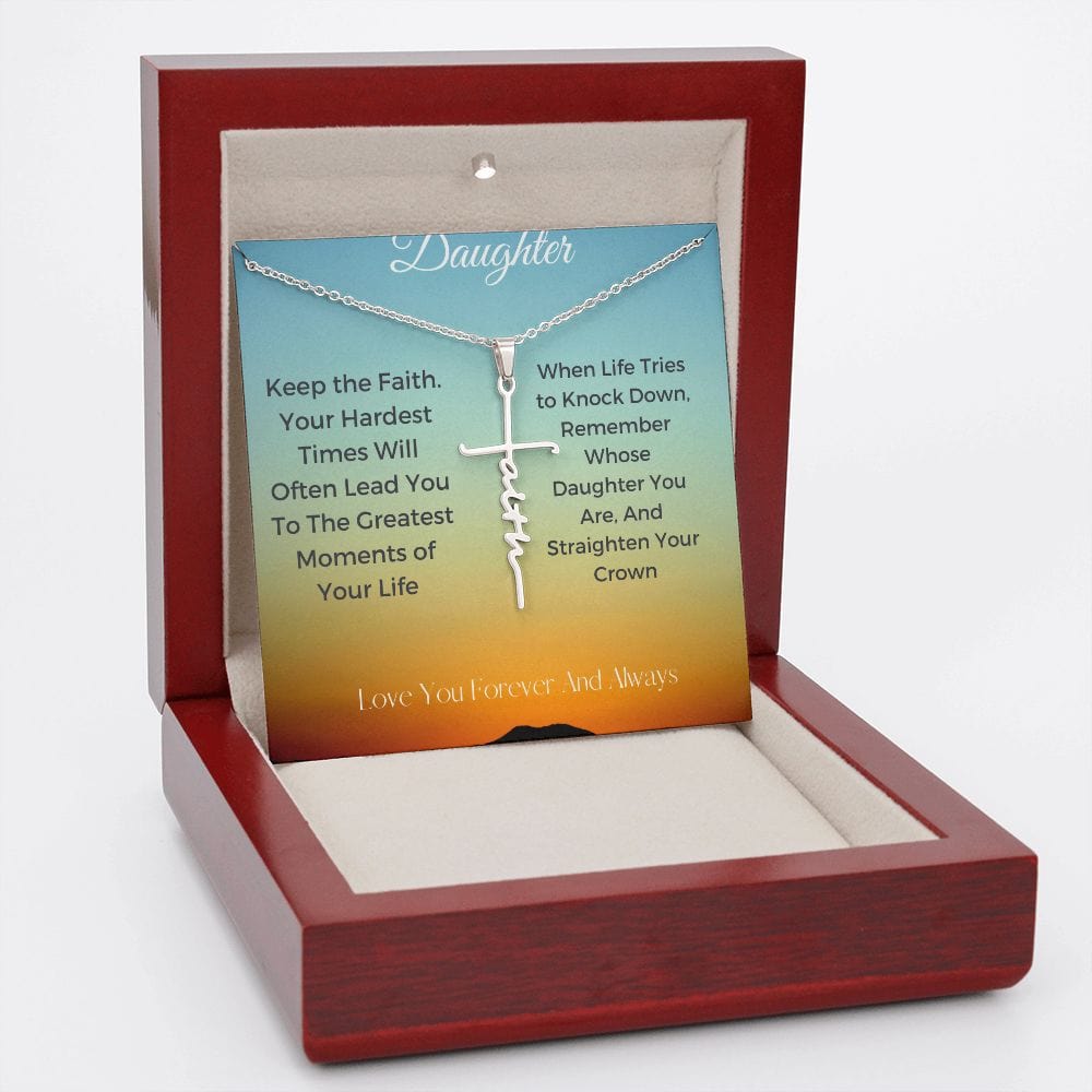 FAITH CROSS FOR DAUGHTER